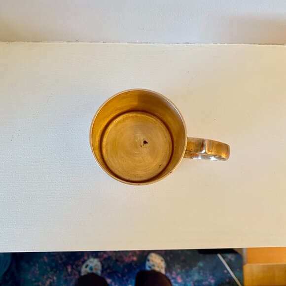 Vintage Weighted Copper Mug - Picture 3 of 4